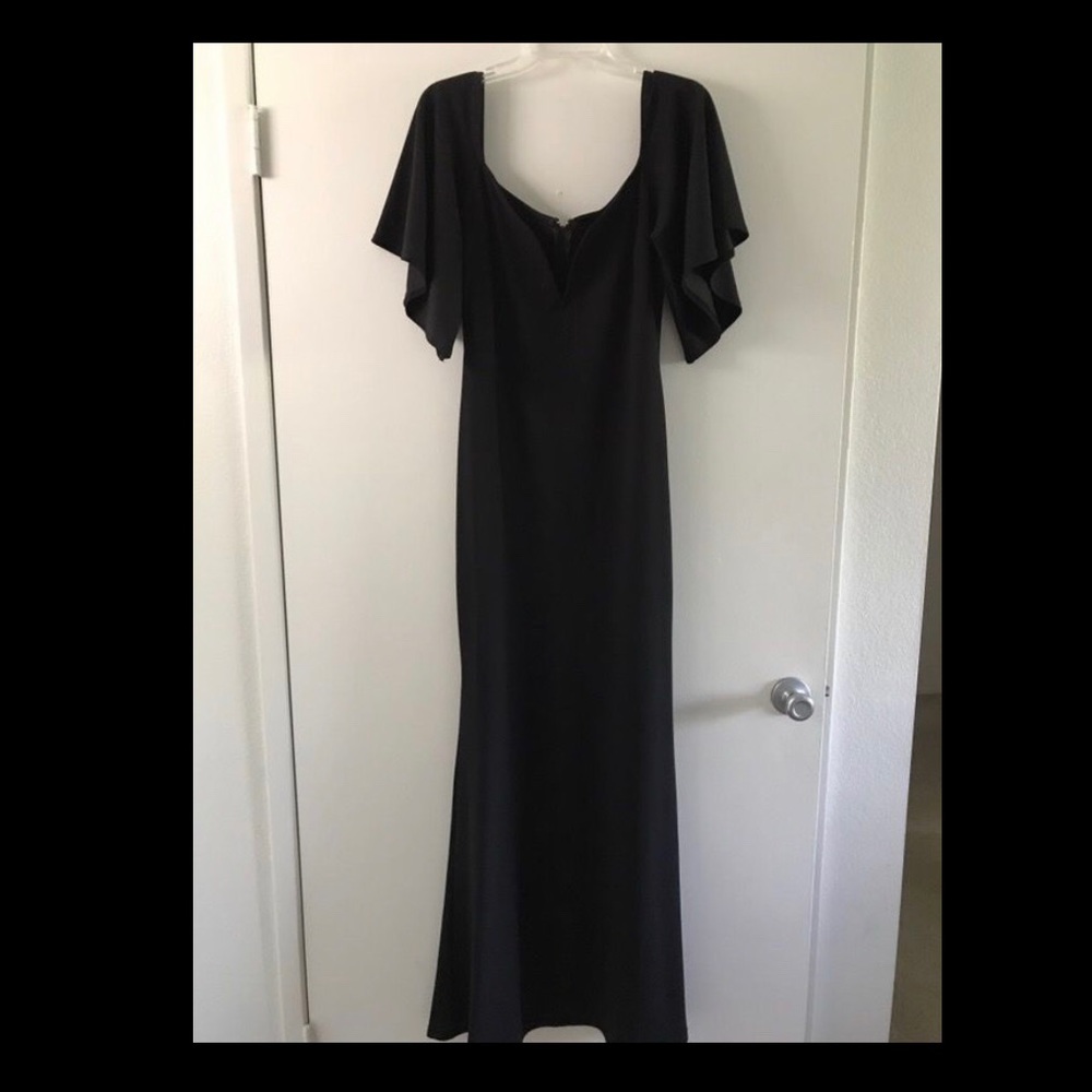 Long black formal dress